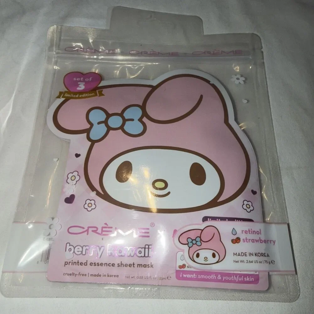 Hello Kitty Premium Plush Blender Duo Creme Shop MakeupSponge, Lip Stain,ETC New
